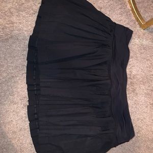Lululemon Black Pleaded Skirt